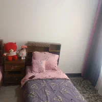 دو عدد تخت تک نفره ۲۵۰۰ بدون تشک|تخت و سرویس خواب|نسیم‌شهر, |دیوار