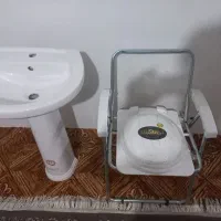 توالت فرنگی سیار و سنگ روشور