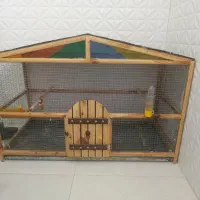 قفس چوبی جلا زده
