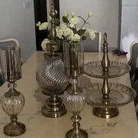 ست شمعدان و شیرینی خوری