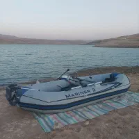 قایق بادی سه نفره اینتکس با کفی فایبرگلاس