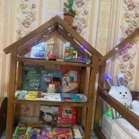 ست تخت و کتابخانه کودک کاملا نو.۱۰میلیون|تخت و سرویس خواب|ری, اقدسیه|دیوار