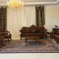 مبلمان سلطنتی/استیل۸نفره/چوب گردو/درحدنونو