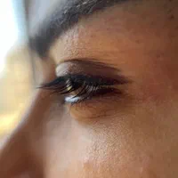 خط چشم بن مژه شیدینگ لب