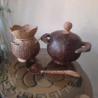 آجیل خوری و شکلات خوری چوبی  نارگیلی