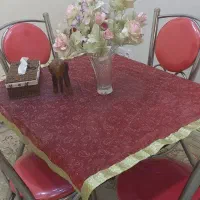 میز ناهارخوری ۴ نفره فلزی (نو)