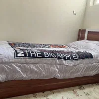 ۲ عدد تخت خواب یه نفره تمام ام دی اف