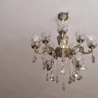 ۲ عدد لوستر تمام برنج سنگین
