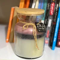 شمع شیشه ای معطر برند زیلو