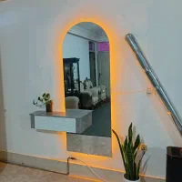 تولید آینه قدی و دفرمه دارای سنسور حرکتی