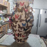 کوزه ۸۰سانتی تزیین پروانه