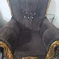 مبلمان هفت نفره  کارکرده  روضه مخمل|مبلمان خانگی و میز عسلی|گلبهار, شهر جدید گلبهار|دیوار