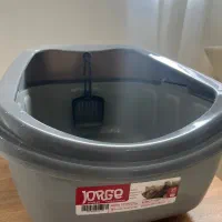 ظرف خاک گربه همراه بیلچه نو|لوازم جانبی حیوانات|رشت, شهرک شهید عباسپور|دیوار