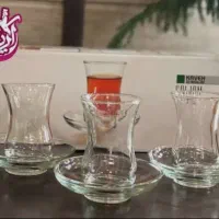 استکان ونلبکی‌ کمرباریک بدون و دسته دار عمده