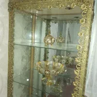 بوفه برنزی ومیز آینه