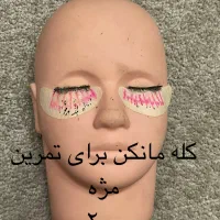 کله مانکن برای شینیون و مژه|آرایشگاه و سالنهای زیبایی|زنجان, |دیوار