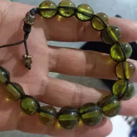 دستبند کهربا ونگین|کلکسیون اشیاء عتیقه|گرگان, |دیوار