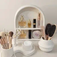 شلف ۲ طبقه و استند لوازم آرایشی