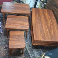 جلو مبلی باسه تیکه عسلی|مبلمان خانگی و میز عسلی|رشت, خمیران زاهدان|دیوار