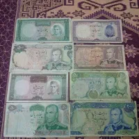 10عدد اسکناس قدیمی کلکسیونی