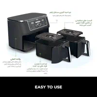 سرخکن دوقلو نینجا af400 /سرخ کن بدون روغن|اجاق گاز و لوازم برقی پخت‌وپز|مشهد, کوشش|دیوار