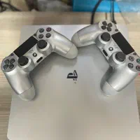 PS4 SLIM 500G دودسته کپی خور silver|کنسول، بازی ویدئویی و آنلاین|تهران, شهرک محلاتی|دیوار