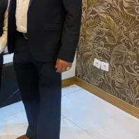 کت و شلوار سرمه ای سایز۵۲