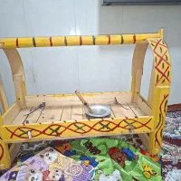 فروش گهواره کودک با تمامی تجهیزاتش