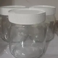 ظرف شیشه ای ۴۰۰ گرمی و بطری شیشه ای