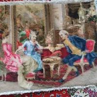 تابلو فرش دستباف طرح مهمانی پرنسس