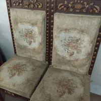 مبل راحتی ۷ نفره،میز وسط و دو عدد صندلی سلطنتی|مبلمان خانگی و میز عسلی|نجف‌آباد, امام خمینی|دیوار