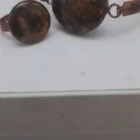 دستبند و انگشتر ست تمام مس نو