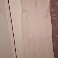 لباس نامزدی شیری رنگ سایز ۴۲و۴۴