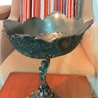 ظروف شیک دکوری مجلسی دسته دوم به همراه گل و ساتن