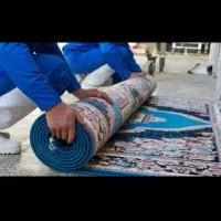قالیشویی ومبل شویی ابریشم بافیلم شستشوی قالی