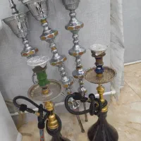 ۲تا قلیون تنه عربی و ۲تا قلیون تنه برنجی
