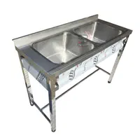 سینک صنعتی کابینتی ۱۲۰،۱۵۰،۱۹۰ سانتی/میزکار استیل|کافیشاپ و رستوران|مشهد, توس (بلوار توس)|دیوار