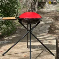 منقل باربیکیو آتشدان vip لعابی سرامیکی هامون