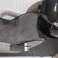 فروش  میز ناخن به همراه صندلی ، اینه و صندلی