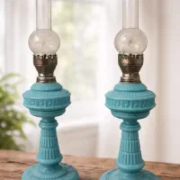 یک جفت چراغ نفتی