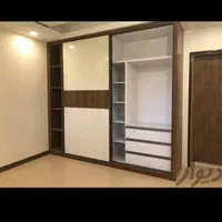 ساخت کمد دیواری|کتابخانه، شلف، قفسه‌های دیواری|رشت, ولکس|دیوار