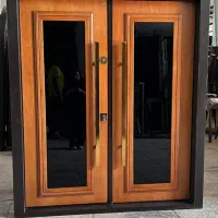 درب ضدسرقت دو قاب کرکره برقی نرده شیشه ای کد A002|مصالح و تجهیزات ساختمان|فریدون‌کنار, |دیوار