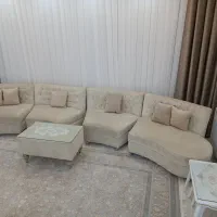 مبلمان ۷ نفره تمیزه در حد نو دراشتهارد|مبلمان خانگی و میز عسلی|اشتهارد, |دیوار