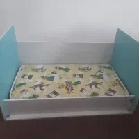 تخت بچه تا پنج سال ۳ تیکه کشوی|تخت و سرویس خواب|اسلام‌شهر, مظفریه|دیوار