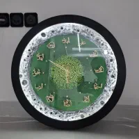 تابلو ساعت ظهور مزین به نام 12 امام