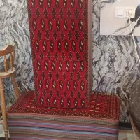 نیمکت فوم فشرده با رویه فرش و گلیم