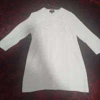 مانتو سفید مناسب مراسم عقد