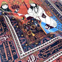فرش دستباف ترکمن|فرش|اصفهان, صائب|دیوار