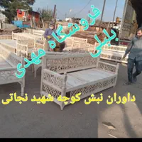 تخت/تخت/تخت‌ سنتی 4 نفره/ باغی ویلایی|مبلمان خانگی و میز عسلی|اراک, |دیوار