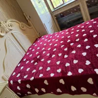 پتو ژله ای قلبی دونفره|رختخواب، بالش، پتو|ارومیه, |دیوار